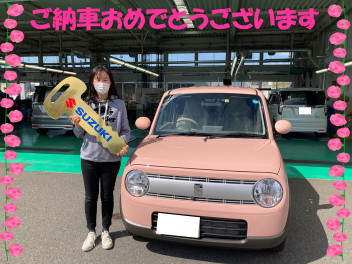 ラパンご納車おめでとうございます♪